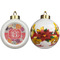 Mums Flower Ceramic Christmas Ornament - Poinsettias (APPROVAL)