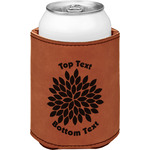 Mums Flower Leatherette Can Sleeve - Single Sided (Personalized)