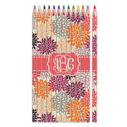 Mums Flower Colored Pencils (Personalized)