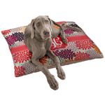 Mums Flower Dog Bed - Large w/ Monogram