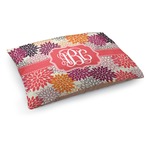 Mums Flower Dog Bed - Medium w/ Monogram