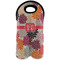 Mums Flower Double Wine Tote - Front (new)