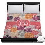 Mums Flower Duvet Cover - Full / Queen (Personalized)