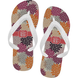Mums Flower Flip Flops - Small (Personalized)