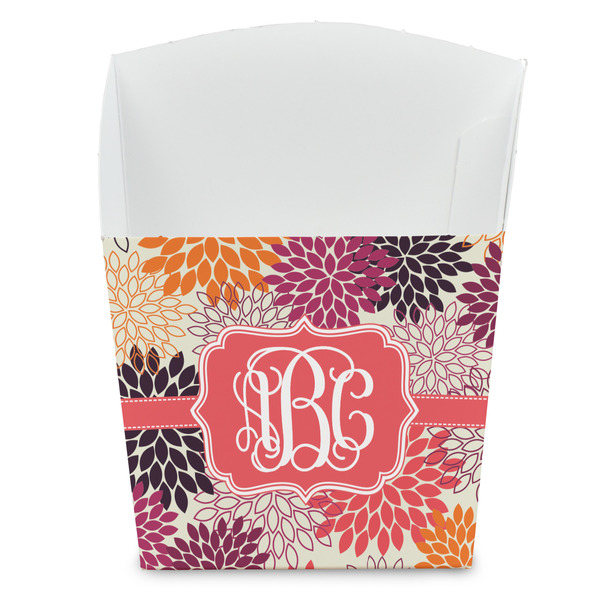 Custom Mums Flower French Fry Favor Boxes (Personalized)