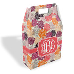 Mums Flower Gable Favor Box (Personalized)