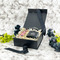 Mums Flower Gift Boxes with Magnetic Lid - Black - In Context