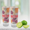 Mums Flower Glass Shot Glass - 2 oz - LIFESTYLE