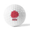 Mums Flower Golf Balls - Generic - Set of 12 - FRONT