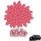 Mums Flower Graphic Car Decal