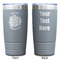Mums Flower Gray Polar Camel Tumbler - 20oz - Double Sided - Approval