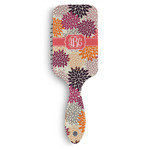 Mums Flower Hair Brushes (Personalized)