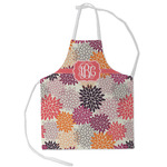 Mums Flower Kid's Apron - Small (Personalized)