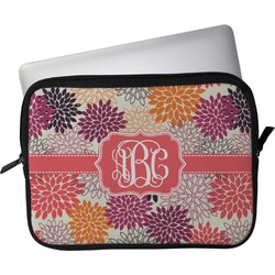 Mums Flower Laptop Sleeve / Case - 11" (Personalized)