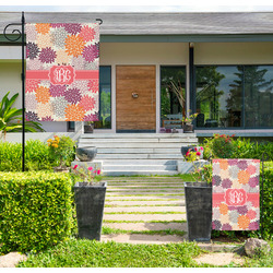 Mums Flower Large Garden Flag - Single Sided (Personalized)