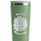 Mums Flower Light Green RTIC Everyday Tumbler - 28 oz. - Close Up