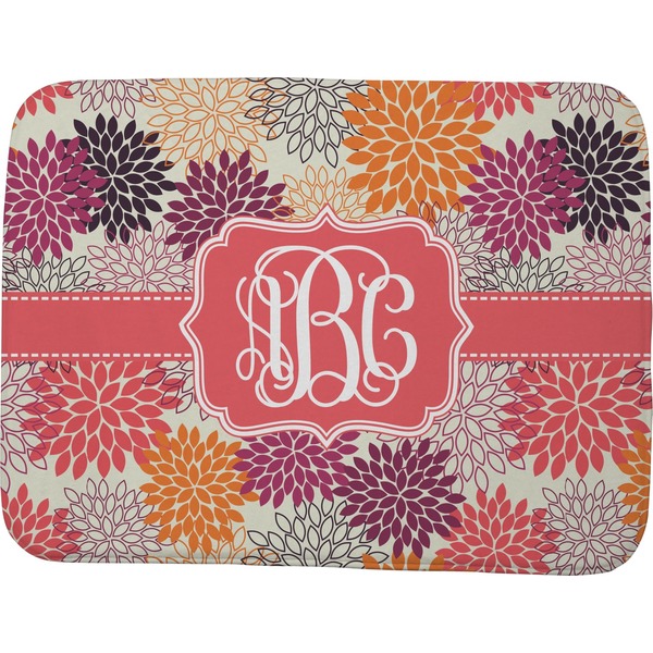 Custom Mums Flower Memory Foam Bath Mat - 48"x36" (Personalized)