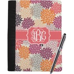 Mums Flower Notebook Padfolio - Large w/ Monogram