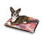 Mums Flower Outdoor Dog Beds - Medium - IN CONTEXT