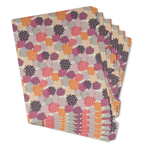 Custom Mums Flower Binder Tab Divider - Set of 6 (Personalized)