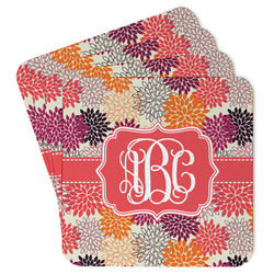 Mums Flower Paper Coasters (Personalized)