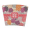 Mums Flower Party Cup Sleeves - without bottom - FRONT (flat)