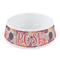 Mums Flower Plastic Pet Bowls - Small - MAIN