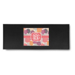 Mums Flower Rubber Bar Mat (Personalized)