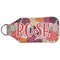 Mums Flower Sanitizer Holder Keychain - Large (Back)