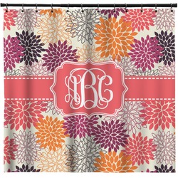 Mums Flower Shower Curtain - Custom Size (Personalized)