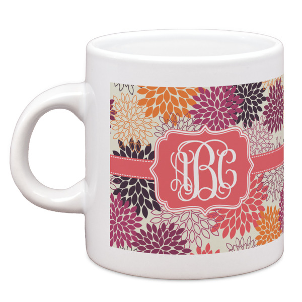 Custom Mums Flower Espresso Cup (Personalized)