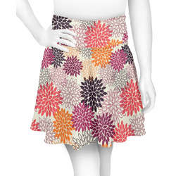 Mums Flower Skater Skirt - Medium