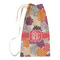 Mums Flower Small Laundry Bag - Front View