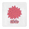 Mums Flower Standard Decorative Napkins (Personalized)