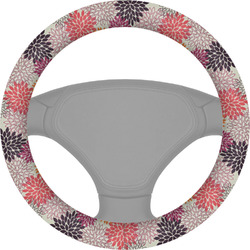 Mums Flower Steering Wheel Cover