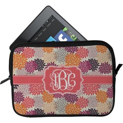 Mums Flower Tablet Case / Sleeve - Small (Personalized)
