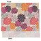 Mums Flower Tissue Paper - Heavyweight - Medium - Front & Back