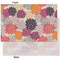 Mums Flower Tissue Paper - Heavyweight - XL - Front & Back