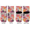 Mums Flower Toddler Ankle Socks - Double Pair - Front and Back - Apvl