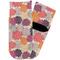 Mums Flower Toddler Ankle Socks - Single Pair - Front and Back