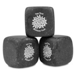 Mums Flower Whiskey Stone Set - Set of 3 (Personalized)