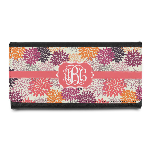 Custom Mums Flower Leatherette Ladies Wallet (Personalized)