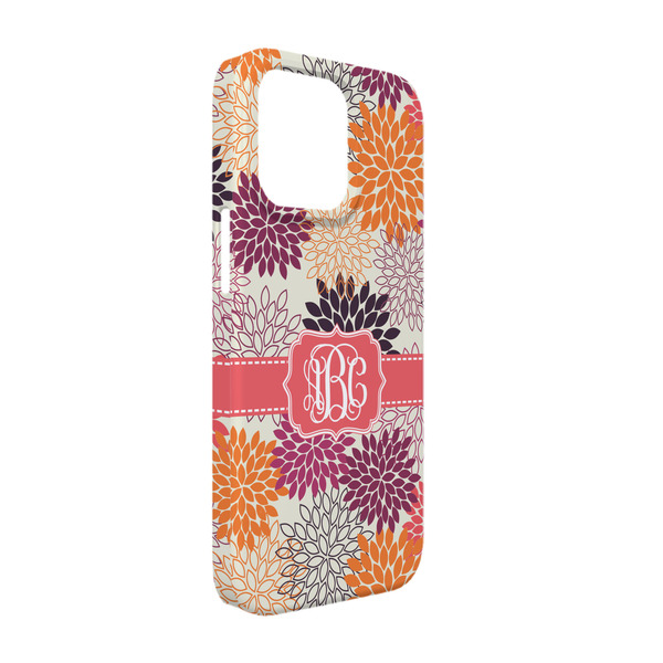 Custom Mums Flower iPhone Case - Plastic - iPhone 13 (Personalized)