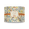 Swirly Floral 8" Drum Lampshade - FRONT (Poly Film)