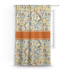 Swirly Floral Curtain