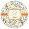 Swirly Floral Drink Topper - XSmall - Single