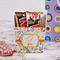 Swirly Floral French Fry Favor Box - w/ Treats View