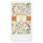 Swirly Floral Guest Towels - Full Color (Personalized)