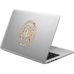 Swirly Floral Laptop Decal (Personalized)