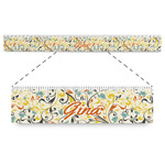 Swirly Floral Plastic Ruler - 12" (Personalized)